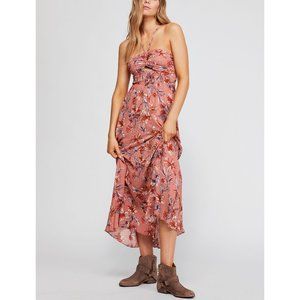 NWT Free People One Step Ahead Maxi Slip / Sunset